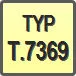 Piktogram - Typ: T.7369
